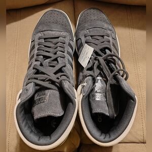 Adidas Men's Charcoal High-Top Sneakers